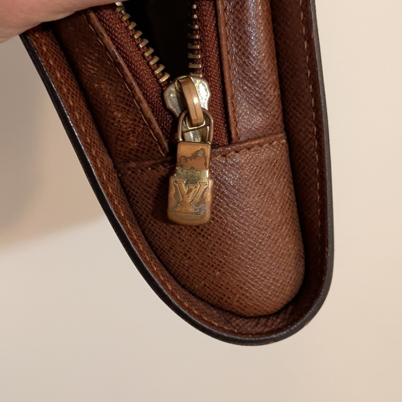 Authentic Louis Vuitton Orsay Monogram Canvas Clutch Bag Pouch Wristlet - Picture 14 of 16